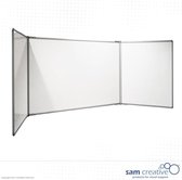 Whiteboard Pro emaille vijfvlaks 60x90 cm