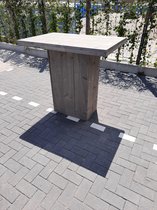 Sta tafel van Grey Wash steigerhout 76x120cm