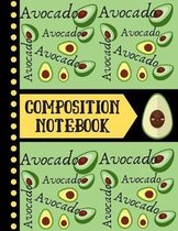 Avocado Composition Notebook