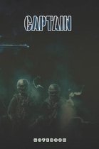 Captain Notebook: This Notebook is specially for Captain. 120 pages with dot lines. Unique Notebook for all Soldiers or Vererans. Perfec