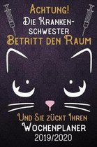 Achtung! Die Krankenschwester betritt den Raum und Sie zuckt Ihren Wochenplaner 2019 - 2020: DIN A5 Kalender / Terminplaner / Wochenplaner 2019 - 2020 18 Monate