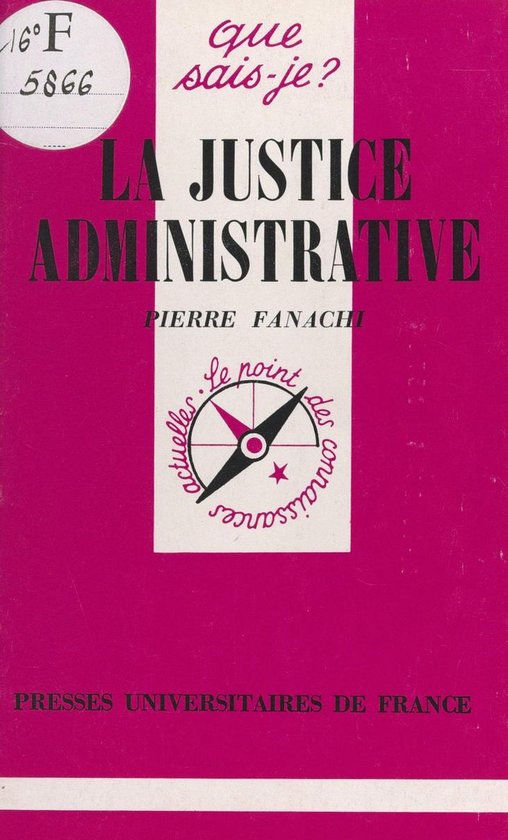 La justice administrative - cover