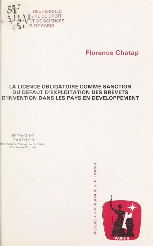 La licence obligatoire comme sanction du défaut d'exploitat ... - cover