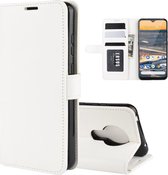 Nokia 5.3 hoesje - Wallet bookcase - Wit - GSM Hoesje - Telefoonhoesje Geschikt Voor: Nokia 5.3
