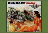 Wandbord - Zundapp KS 601