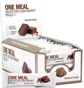 Nupo One Meal maaltijdrepen (24 stuks) - Brownie Crunch - Heerlijke dieet repen voor snel resultaat