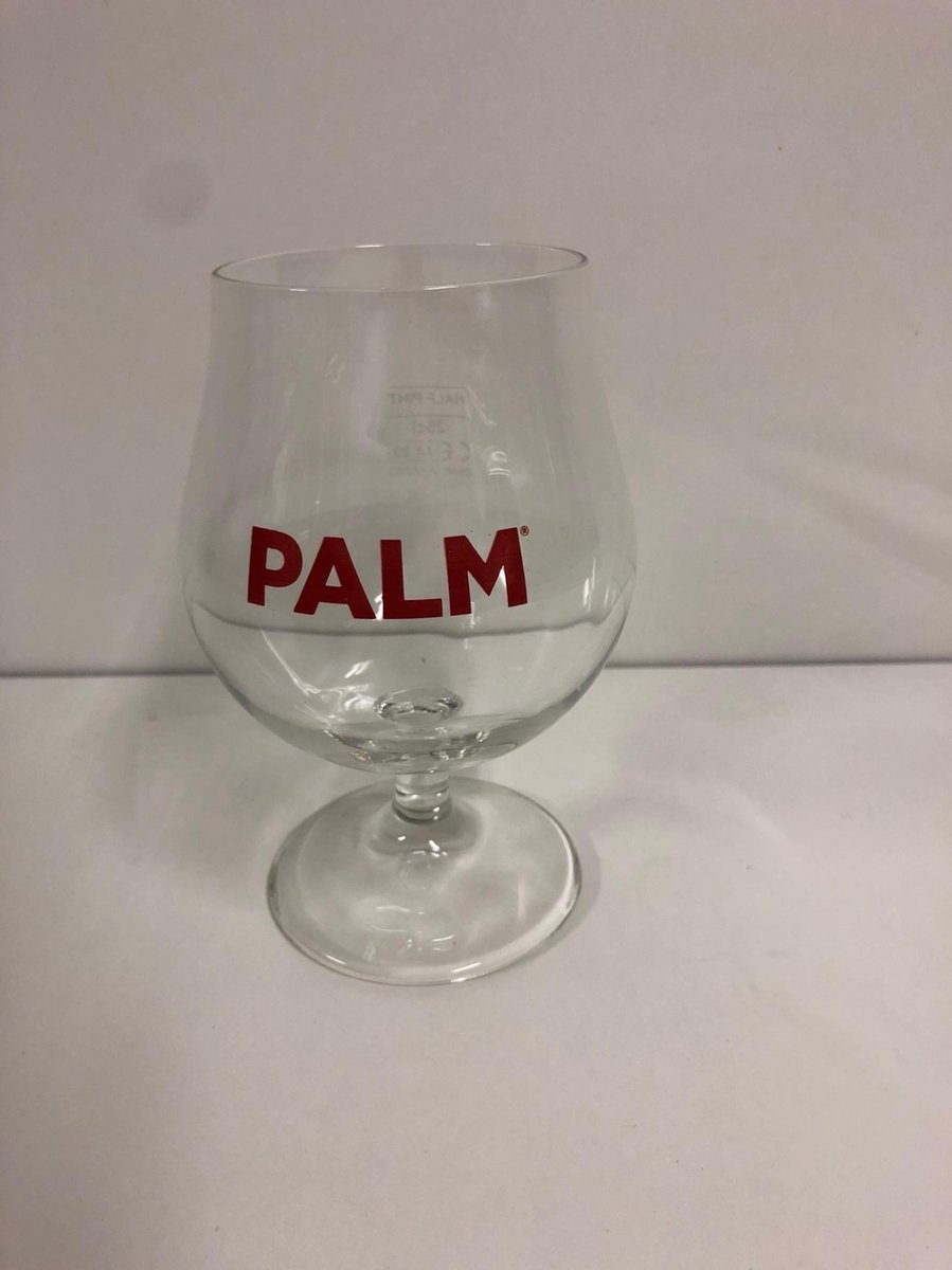 Palm bierglas voetglas set 3x 25cl bier glas glazen bierglazen | bol.com