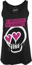 Urban Classics 5 Seconds Of Summer Tanktop -L- Five Seconds of Summer Skull Zwart