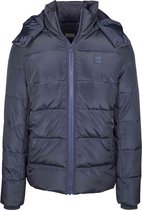 Urban Classics Jas Hooded Puffer Jacket Tb1807 Navy Mannen Maat - M