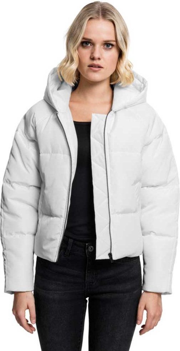 Urban Classics Winterjas -S- Hooded Oversized Puffer Wit
