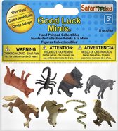 Safari Mini-figuren Good Luck Wilde Westen 2 cm Rubber 8 Stuks