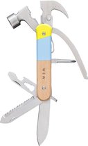 Gentlemen's Hardware Multitool Hammer 14,5 X 7 Cm Rvs Blank