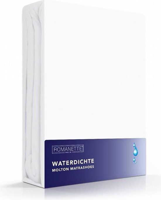 Hoogwaardige Waterdichte Molton PU | 90x220 | Perfecte Bescherming Voor De Matras| Rondom Elastiek