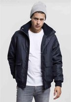 Urban Classics Jas -M- Heavy Hooded Blauw