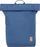 Lefrik Roll Rolltop Laptop Rugzak - Eco Friendly - Recycled Materiaal - 15,6 inch - Blauw