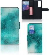 GSM Hoesje Huawei P40 Pro Foto hoesje Painting Blue