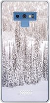Samsung Galaxy Note 9 Hoesje Transparant TPU Case - Snowy #ffffff