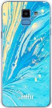 Samsung Galaxy J6 (2018) Hoesje Transparant TPU Case - Endless Azure #ffffff