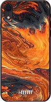 iPhone Xr Hoesje TPU Case - Magma River #ffffff