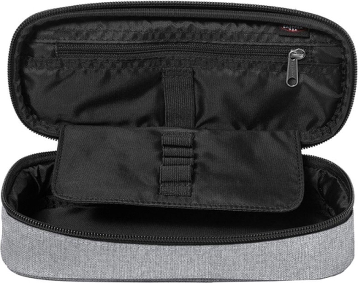 Trousse scolaire sundey grey gris clair Eastpak