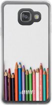 Samsung Galaxy A3 (2016) Hoesje Transparant TPU Case - Pencils #ffffff