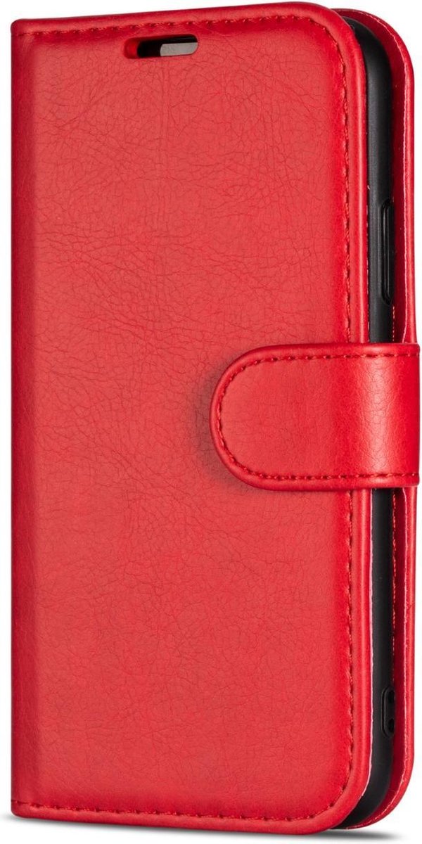 Rico Vitello L Wallet case Geschikt voor Samsung Galaxy S9 plus Rood