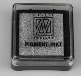 MIST007 Stempelkussen pigment inkt zilver - Nellie Snellen - small silver - zilveren stempelinkt