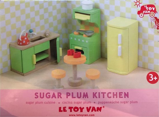 Le Toy Van Maison de poupées Sugar Plum Salle à manger en bois jouet BN 