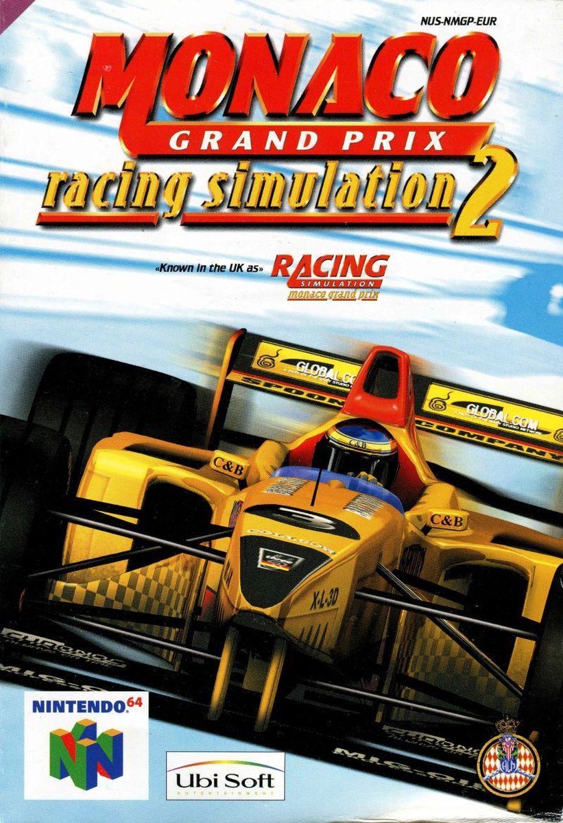 MONACO GRAND PRIX RACING SIMULATION 2 - Sony PS1 - NEUF Sous Blister - PAL