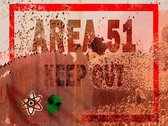 Signs-USA Area 51 rust - Plaque murale - 30 x 40 cm