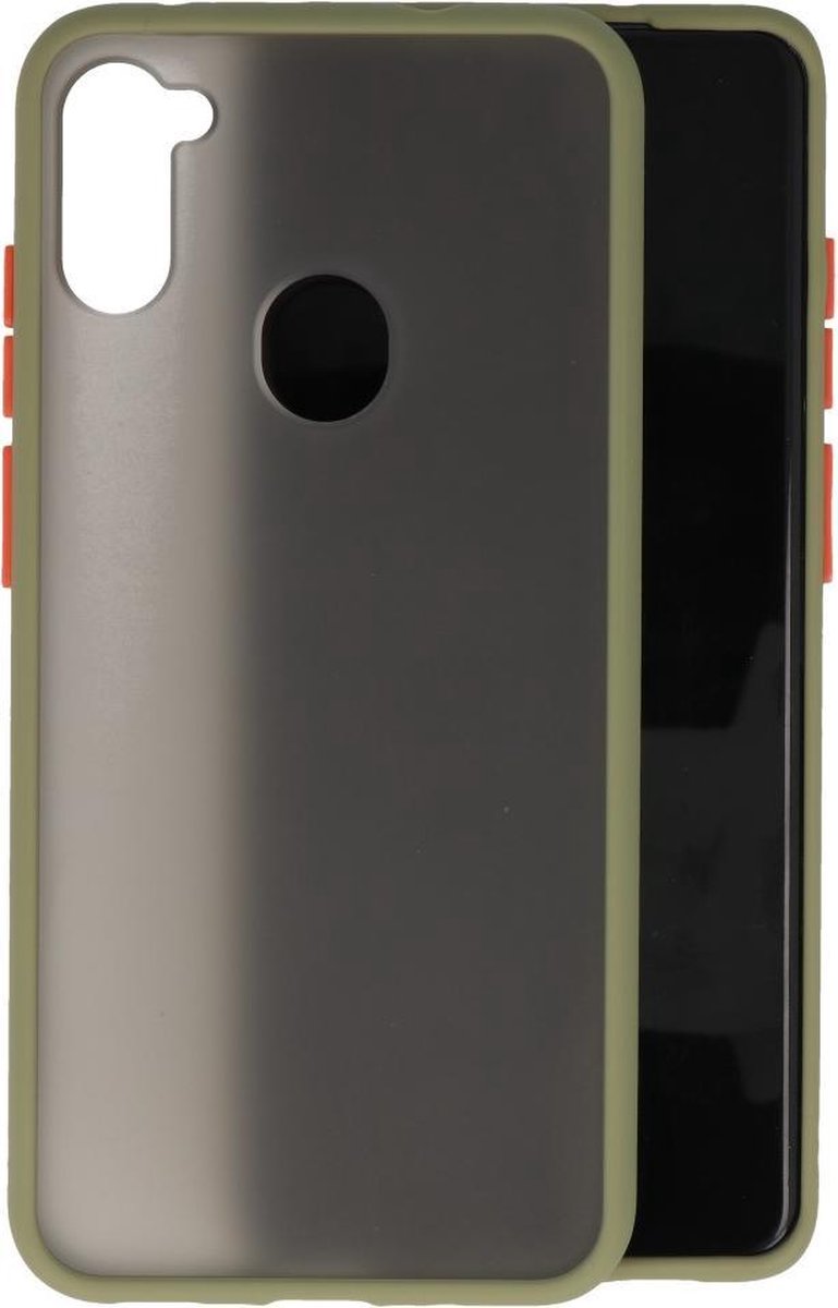 Bestcases Hard Case Telefoonhoesje Samsung Galaxy A11 - Groen