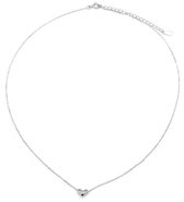 Dielay - Ketting met Hart - 925 Sterling Zilver - Lengte Verstelbaar 39-44 cm