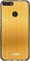 Huawei P Smart (2018) Hoesje Transparant TPU Case - Bold Gold #ffffff