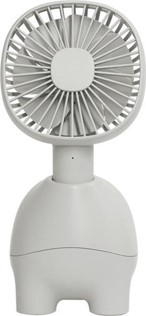 Pet Fan - Mobiele Ventilator - Vaste- en Handventilator - 3 Standen - Grijs