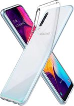 Hoesje Samsung Galaxy A50 - Spigen Liquid Crystal Case - Doorzichtig/Transparant