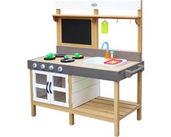 AXI Rosa Zand & Water Speelkeuken Groot - Incl. 17-delige accessoire set - Modder Keuken