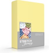 Zachte Jersey Hoeslaken Eenpersoons Geel | 80/90/100x190/200 | Dikke Kwaliteit | Rondom Elastiek