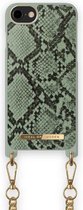iDeal of Sweden Phone Necklace Case voor iPhone 8/7/6/6s/SE Khaki Python
