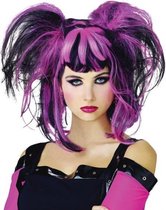 Amscan Pruik Pixie Punk Dames 30 Cm Synthetisch Paars One-size