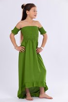Maxi jurk, one size, super stretch Maxi-dresses Dames Jurk Maat One size