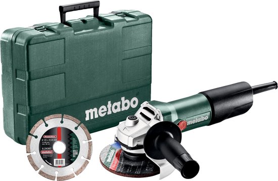 Metabo W 850-125 Set Haakse slijper