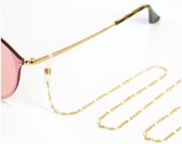 Petra's Sieradenwereld - (Zonne) Brillenkoordje RVS witgoud (191128)