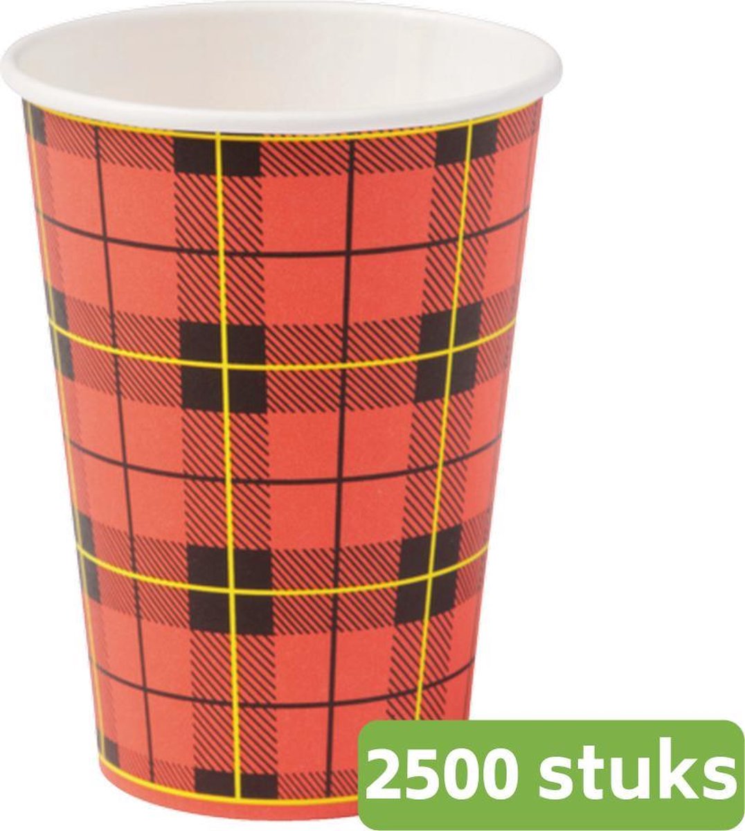 Hot Cup | Schotse Ruit | 180 ml | 2500 stuks