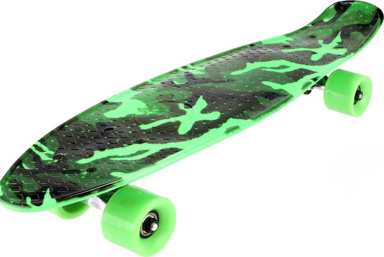 Dwingend Schotel De daadwerkelijke Pennyboard - Skateboard Camouflage Groen | bol.com