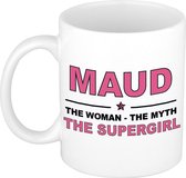 Maud The woman, The myth the supergirl cadeau koffie mok / thee beker 300 ml