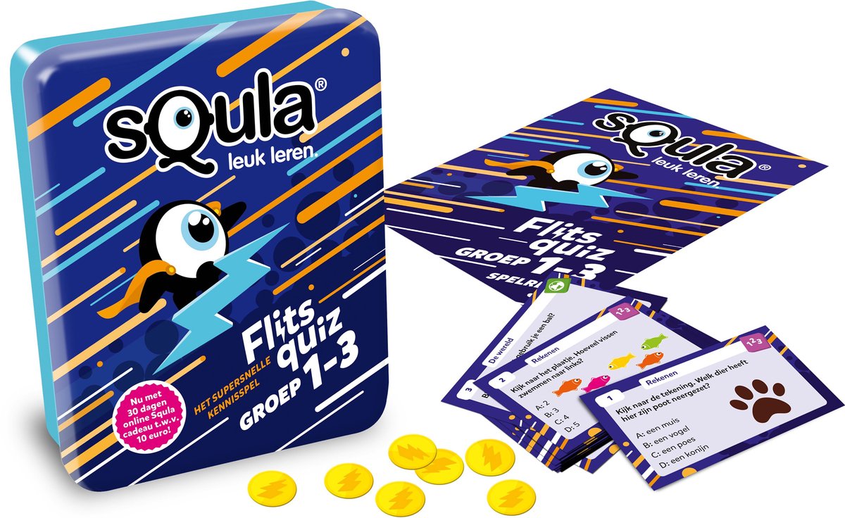 sQula flitsquiz groep 1-2-3 - Educatief Kaartspel — afbeelding 3