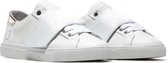 D.A.T.E. Gladleren Sneaker – Dames Schoen – Newman Strap Stones Linen – Wit maat 38