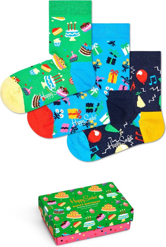 Happy Socks Kids Birthday Party Giftbox - Maat 2-3Y