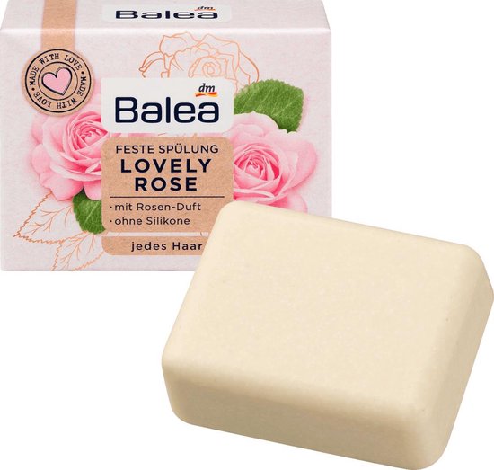 Balea Solid Conditioner Lovely Rose Met een rozengeur Zonder