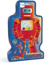 Scratch Vormenpuzzel Robobuilder Junior Hout 4 Stukjes